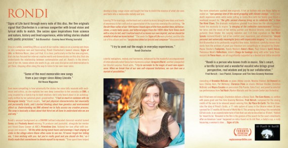 Rondi Charleston - Signs Of Life Brochure